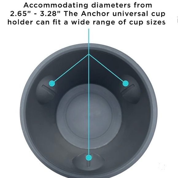 Toadfish Teal Non-Tipping Cup Holder - Picture 4 of 9